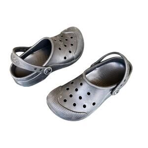 Crocs Unisex Classic‎ Clogs Size M 6 W 8 Black Sandals